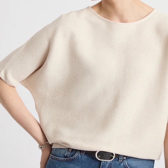 The Reset Sweaters - The Reset Ribbed Short Sleeve Pullover